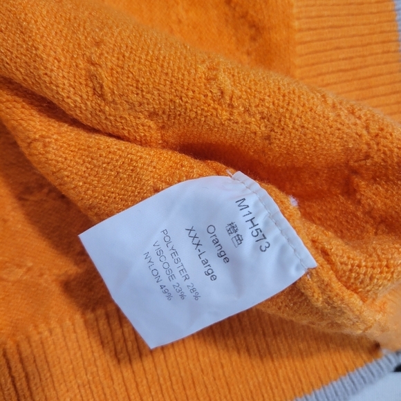 NWOT Women's Winter Colorblock Pullover Sweaters Round Neck Striped Size XXXL - Picture 9 of 9